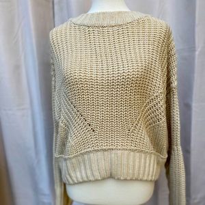 Moon & Madison Chunky Knit Crop Oversize Sweater